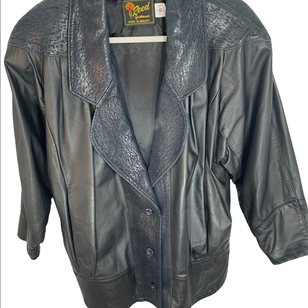 Vintage Reed Sportswear Leather Jacket